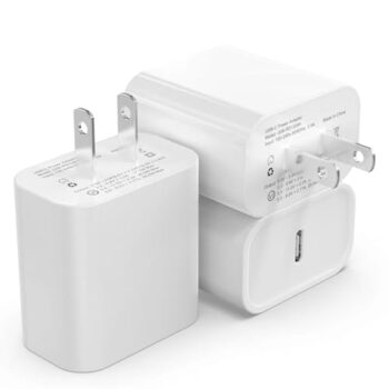 3 Pack 20W USB C Fast Charger