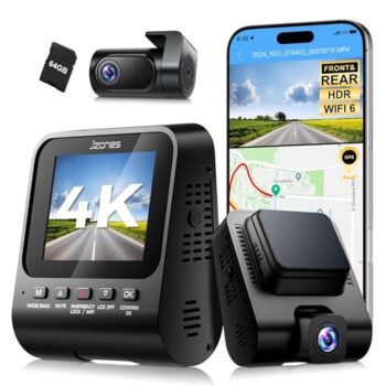 4K Dual Dash Cam with Night Vision