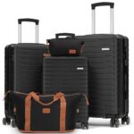 5-Piece Hard Shell Luggage Set with Wheels