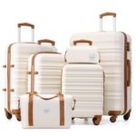 6-Piece Hardshell Luggage Set with Spinner Wheels