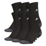 adidas Youth Athletic Crew Socks 6-Pack