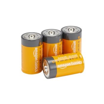 Amazon Basics 4-Pack D Cell Batteries