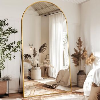 Antok 91"x46" Oversized Arched Floor Mirror