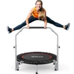 BCAN Foldable Mini Trampoline for Fitness