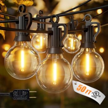 Brightown 50FT Shatterproof Outdoor String Lights