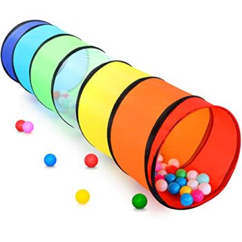 Colorful Kids Play Tunnel Tent Toy