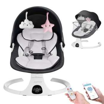 Electric Baby Swing with Bluetooth Music
