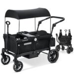 ELEMARA Foldable Stroller Wagon for 2 Kids