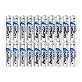 Energizer Ultimate Lithium AA Batteries - 20 Pack