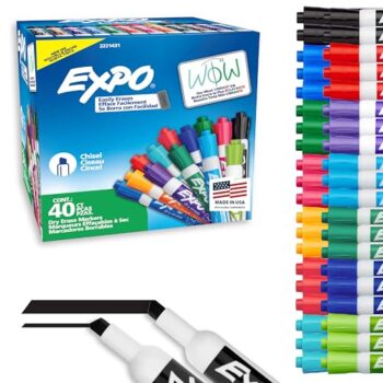 EXPO Assorted Dry Erase Markers, 40 Count