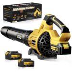 GEVEELIFE Cordless Leaf Blower with Batteries