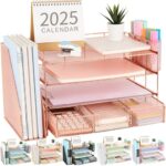 Products 39 Gianotter Rose Gold Desk Organizer Set