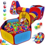 Playz 5pc Kids' Tents & Tunnels Set
