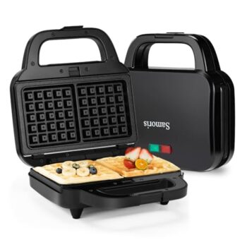 Samoris 8-Inch Electric Belgian Waffle Maker