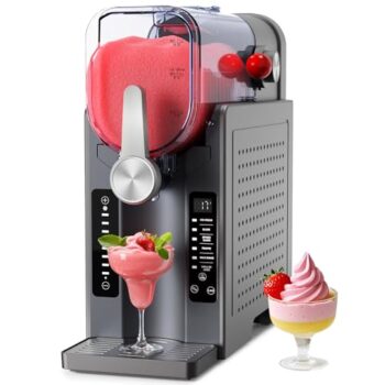 Slushie & Soft Serve Machine with Auto-Clean