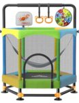 Twinkoo 60" Kids Trampoline with Safety Enclosure
