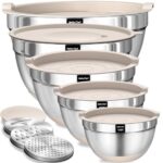 Umite Chef 8PCS Stainless Steel Mixing Bowls