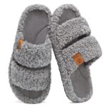 EverFoams Women's Fuzzy Memory Foam Slippers