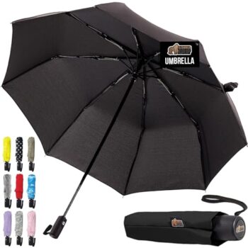 Gorilla Grip Compact Automatic Stick Umbrella
