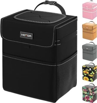 HOTOR Leak-Proof Car Trash Can Organizer