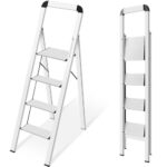 KINGRACK 4 Step Lightweight Aluminium Ladder
