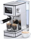 QJA Compact Espresso Machine with Frother