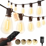 100FT LED Outdoor Lights with Remote
