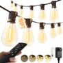 100FT LED Outdoor String Lights with Remote