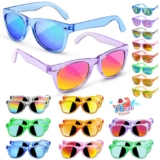 16 Pack Kids Neon Sunglasses Party Favors