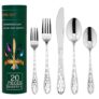 20 Piece Stainless Steel Silverware Set