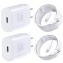 2 Pack Fast Charger USB C
