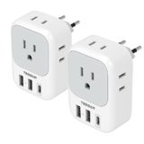 2 Pack USB C European Plug Adapter