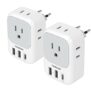 2 Pack USB C European Plug Adapter