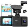4K Dual Channel Dash Cam with WiFi