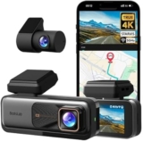 4K Front & Rear Dash Cam with GPS