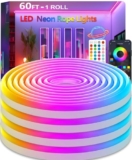 60Ft Neon LED Rope Lights with App Control