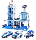 City Police Station Building Blocks Set