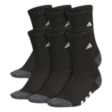 adidas Youth Athletic Crew Socks 6-Pack