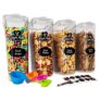 Airtight Cereal Storage Container 4 Pack