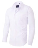 Alimens Gentle Mens Wrinkle Free Dress Shirt