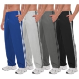 AlisOker Men’s Mesh Athletic Sweatpants with Pockets