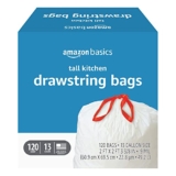 Amazon Basics 13 Gallon Kitchen Trash Bags
