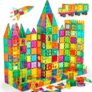 134PCS Magnetic Building Tiles Set