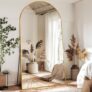 Antok 91″x46″ Oversized Arched Floor Mirror