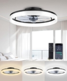 AQUBT Modern Ceiling Fan with Lights