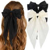 ATODEN Silky Satin Oversized Hair Bows