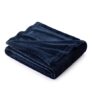 Bedsure Navy Blue Throw Blanket