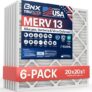 BNX TruFilter MERV 13 Air Filters (6-Pack)