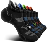BULLIANT Men’s Ankle Running Socks 6 Pairs