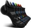 BULLIANT Men’s Ankle Running Socks 6 Pairs